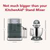 imageKitchenAid Fully Automatic Espresso Machine KF8 with Milk Attachment ampamp Plant Based Milk Options KES8558BK Cast Iron BlackCast Iron Black