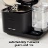 imageKitchenAid Grain and Rice Cooker 8 Cup with Automatically Sensing Integrated Scale  Water Tank KGC3155BMBlack Matte
