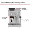 imageKitchenAid Semi Automatic Espresso Machine with Burr Grinder 25L Cast Iron Black KES6551BKBrushed Stainless Steel
