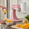 imageKitchenAid Shave Ice Attachment KSMSIA White 4 MoldsShave Ice Attachment
