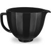 imageKitchenAid 5 Quart Ceramic Bowl for all KitchenAid 455 Quart TiltHead Stand Mixers KSM2CB5PBS Black Shell