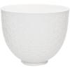imageKitchenAid 5 Quart Ceramic Bowl for all KitchenAid 455 Quart TiltHead Stand Mixers KSM2CB5TWM White Mermaid lace
