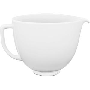 imageKitchenAid 5 Quart Ceramic Bowl for all KitchenAid 455 Quart TiltHead Stand Mixers KSM2CB5LW White Chocolate