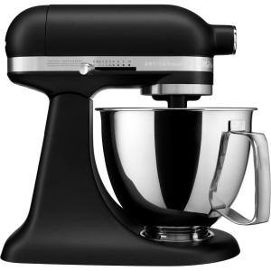 imageKitchenAid Artisan Mini 35 Quart TiltHead Stand Mixer  KSM3316X  IceBlack Matte