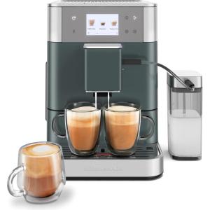 imageKitchenAid Fully Automatic Espresso Machine KF7 with Milk Attachment KES8557BK Cast Iron BlackJuniper