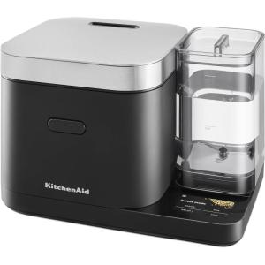 imageKitchenAid Grain and Rice Cooker 8 Cup with Automatically Sensing Integrated Scale  Water Tank KGC3155BMBlack Matte