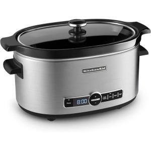 imageKitchenAid KSC6223SS 6Qt Slow Cooker with Standard Lid  Stainless SteelStainless Steel