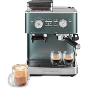 imageKitchenAid Semi Automatic Espresso Machine with Burr Grinder 25L Cast Iron Black KES6551BKJuniper