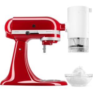 imageKitchenAid Shave Ice Attachment KSMSIA White 4 MoldsShave Ice Attachment