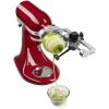 imageKitchenAid Fruit and Vegetable Spiralizer Attachment Stand Mixer Polished AluminumSpiralizer  5 Blades