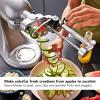 imageKitchenAid Fruit and Vegetable Spiralizer Attachment Stand Mixer Polished AluminumSpiralizer  7 Blades