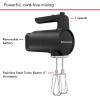 imageKitchenAid Go Cordless Hand Mixer  battery included KHMR762Black Matte