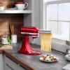 imageKitchenAid KSMPRA Stand Mixer Attachment Pasta Roller ampamp Cutter 3Piece Set Stainless Steel5Piece Pasta Deluxe Set