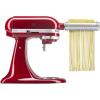 imageKitchenAid KSMPRA Stand Mixer Attachment Pasta Roller ampamp Cutter 3Piece Set Stainless SteelPasta Cutter Only