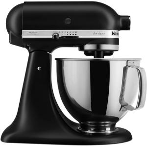 imageKitchenAid Artisan Series 5Quart TiltHead Stand Mixer  KSM150PS MilkshakeMatte Black