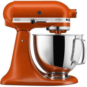 imageKitchenAid Artisan Series 5Quart TiltHead Stand Mixer  KSM150PS MilkshakeScorched Orange