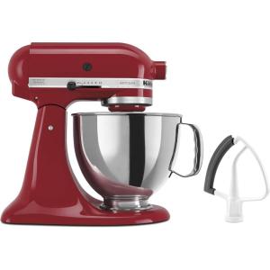 imageKitchenAid KSM150FEAQ Value Bundle Artisan 5 Quart Stand Mixer Aqua SkyEmpire Red