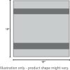imageKitchenAid Albany Dishcloth 8 Pack Set Passion RedWhite 12quotx12quotCharcoal GreyWhite