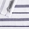 imageKitchenAid Albany Dishcloth 8 Pack Set Passion RedWhite 12quotx12quotCobalt BlueWhite
