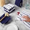 imageKitchenAid Albany Dishcloth 8 Pack Set Passion RedWhite 12quotx12quotCobalt BlueWhite