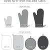 imageKitchenAid Ribbed Soft Silicone Oven Mitt Set Smoked Paprika 2 CountAqua Sky