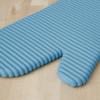 imageKitchenAid Ribbed Soft Silicone Oven Mitt Set Smoked Paprika 2 CountBlue Velvet