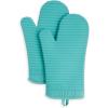 imageKitchenAid Ribbed Soft Silicone Oven Mitt Set Smoked Paprika 2 CountDried Rose