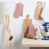 imageKitchenAid Ribbed Soft Silicone Oven Mitt Set Smoked Paprika 2 CountDried Rose