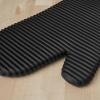 imageKitchenAid Ribbed Soft Silicone Oven Mitt Set Smoked Paprika 2 CountOnyx Black