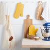 imageKitchenAid Ribbed Soft Silicone Oven Mitt Set Smoked Paprika 2 CountOrange Sorbet