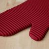 imageKitchenAid Ribbed Soft Silicone Oven Mitt Set Smoked Paprika 2 CountSmoked Paprika Red