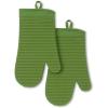 imageKitchenAid Ribbed Soft Silicone Oven Mitt Set Smoked Paprika 2 CountMatcha