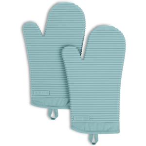 imageKitchenAid Ribbed Soft Silicone Oven Mitt Set Smoked Paprika 2 CountMineral Water