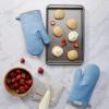 imageKitchenAid Asteroid Oven Mitt Set Cobalt Blue 7quotx125quotBlue Velvet