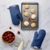 imageKitchenAid Asteroid Oven Mitt Set Cobalt Blue 7quotx125quotBlue Willow