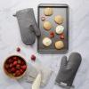 imageKitchenAid Asteroid Oven Mitt Set Cobalt Blue 7quotx125quotCharcoal Grey