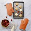 imageKitchenAid Asteroid Oven Mitt Set Cobalt Blue 7quotx125quotHoney Orange