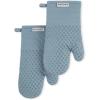 imageKitchenAid Asteroid Oven Mitt Set Cobalt Blue 7quotx125quotLavender Cream