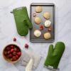 imageKitchenAid Asteroid Oven Mitt Set Cobalt Blue 7quotx125quotMatcha Green