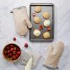 imageKitchenAid Asteroid Oven Mitt Set Cobalt Blue 7quotx125quotMilkshake Tan