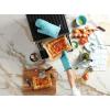 imageKitchenAid Asteroid Oven Mitt Set Cobalt Blue 7quotx125quotMineral Water