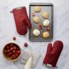 imageKitchenAid Asteroid Oven Mitt Set Cobalt Blue 7quotx125quotSmoked Paprika Red