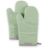imageKitchenAid Asteroid Oven Mitt Set Cobalt Blue 7quotx125quotPistachio Green
