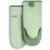 imageKitchenAid Beacon TwoTone NonSlip Oven Mitt Set Majestic Yellow 575quotx13quot 2 PiecePistachioGraphite Green