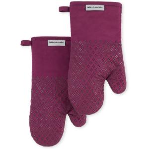 imageKitchenAid Asteroid Oven Mitt Set Cobalt Blue 7quotx125quotBeet
