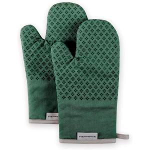 imageKitchenAid Asteroid Oven Mitt Set Cobalt Blue 7quotx125quotDark Green