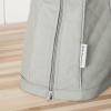 imageKITCHENAID Fitted TiltHead Solid Stand Mixer Cover with Storage Pocket Quilted 100 Cotton Onyx Black 144quotx18quotx10quotGrey