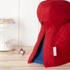imageKITCHENAID Fitted TiltHead Solid Stand Mixer Cover with Storage Pocket Quilted 100 Cotton Onyx Black 144quotx18quotx10quotPassion Red