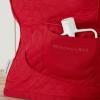 imageKITCHENAID Fitted TiltHead Solid Stand Mixer Cover with Storage Pocket Quilted 100 Cotton Onyx Black 144quotx18quotx10quotPassion Red