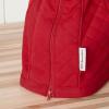 imageKITCHENAID Fitted TiltHead Solid Stand Mixer Cover with Storage Pocket Quilted 100 Cotton Onyx Black 144quotx18quotx10quotPassion Red